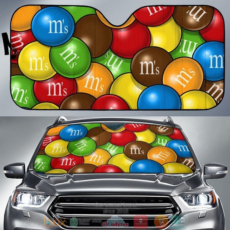 BEST M&M Chocolate 3D Car Sunshades 6