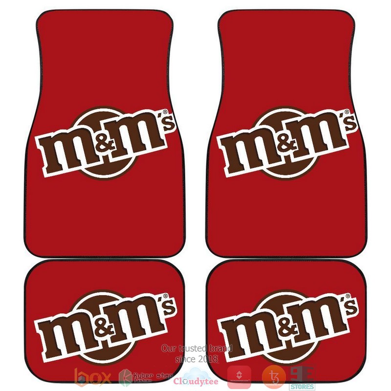 BEST M&M Chocolate Logo Car Floor Mats 14
