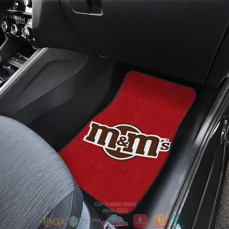 BEST M&M Chocolate Logo Car Floor Mats 8