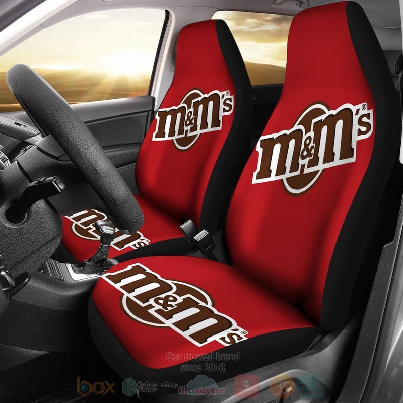 HOT M&M Red Color Chocolate Car Seat Cover 9