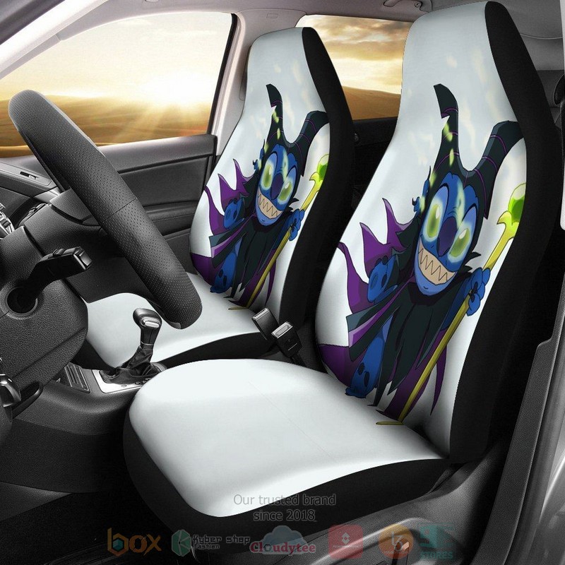 BEST Maleficent Stitch Car Seat Covers 4