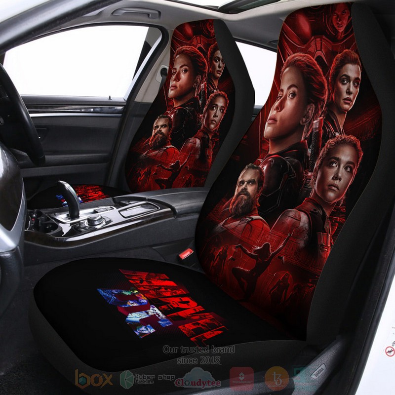 HOT Marvel Black Widow Car Seat Cover 6