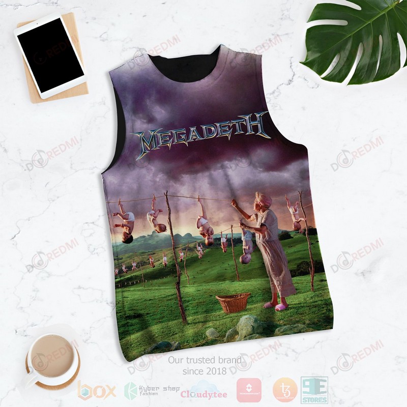 HOT Megadeth Peace Sells but Who's Buying 3D Tank Top 3
