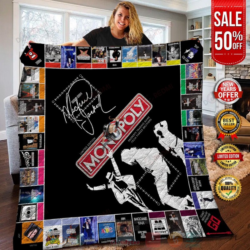 HOT Michael Jackson Monopoly Luxury Quilt 10