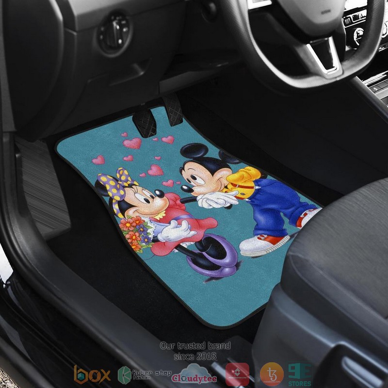 BEST Mickey And Minnie Disney Cartoon Car Floor Mats 17