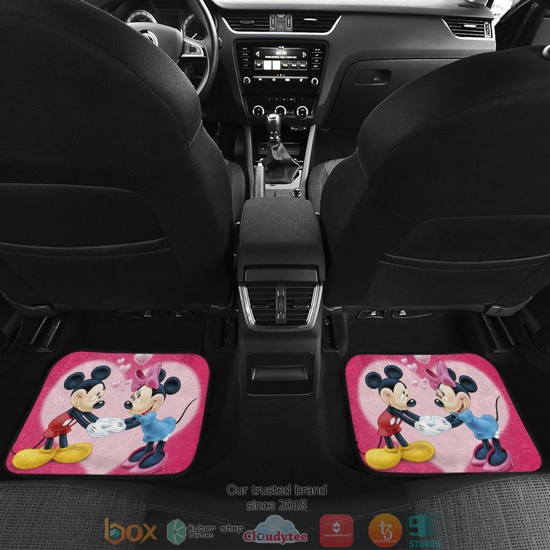 BEST Mickey And Minnie Mouse Disney Cartoon Car Floor Mats 9