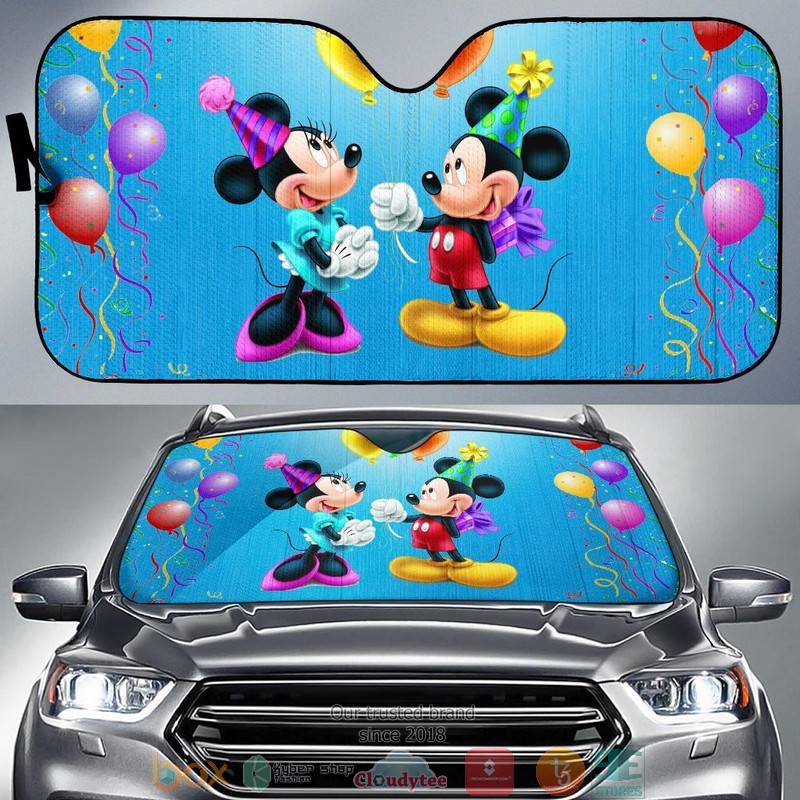 BEST Mickey And Minnie Mouse Party 3D Car Sunshades 6
