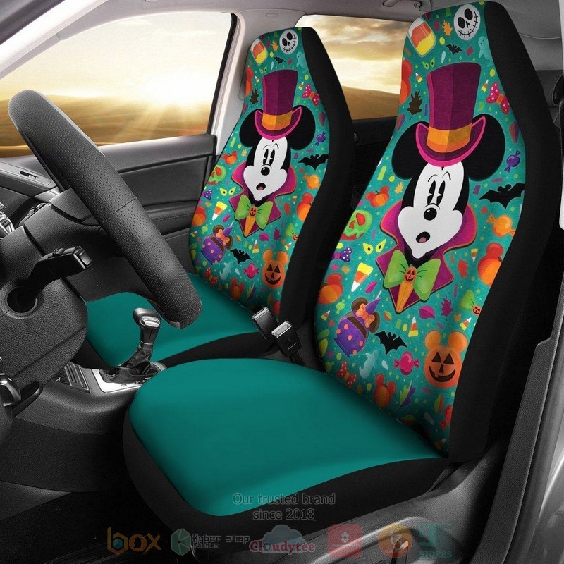 BEST Mickey DN Halloween Patterns Car Seat Covers 9