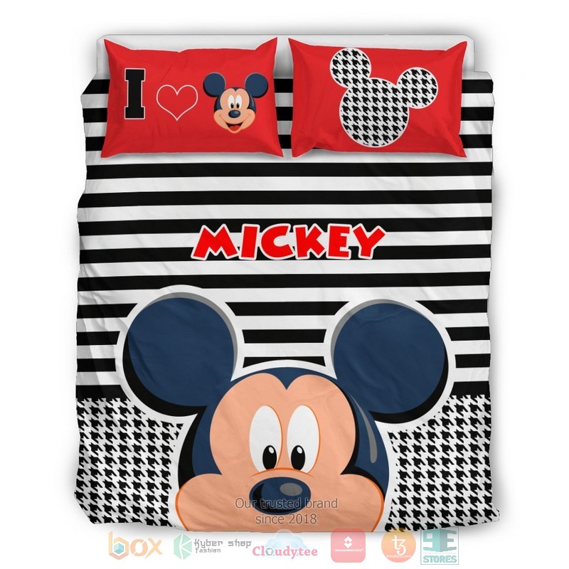 NEW Mickey Head Bedding Sets 8