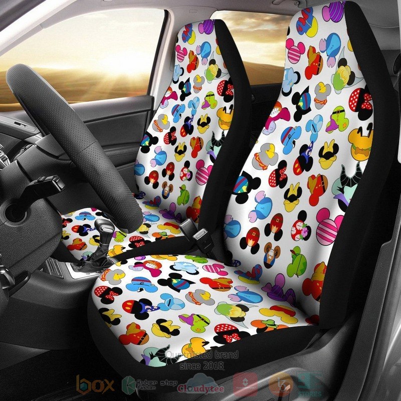 BEST Mickey Head Cartoon Car Seat Covers 8