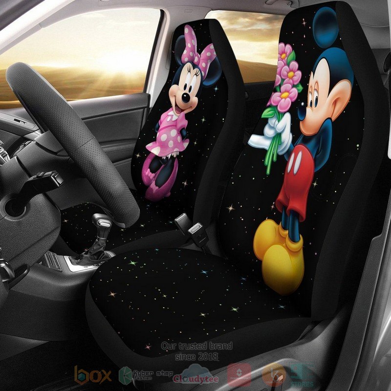 BEST Mickey Love Minnie Cartoon Car Seat Covers 9