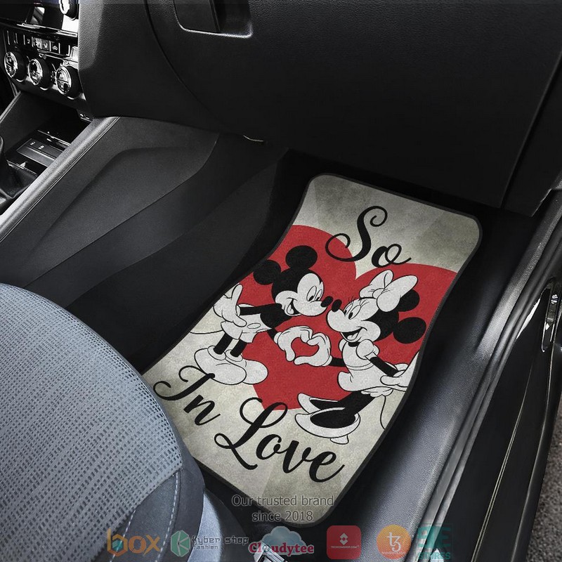 BEST Mickey Love Minnie Disney Cartoon Car Floor Mats 4