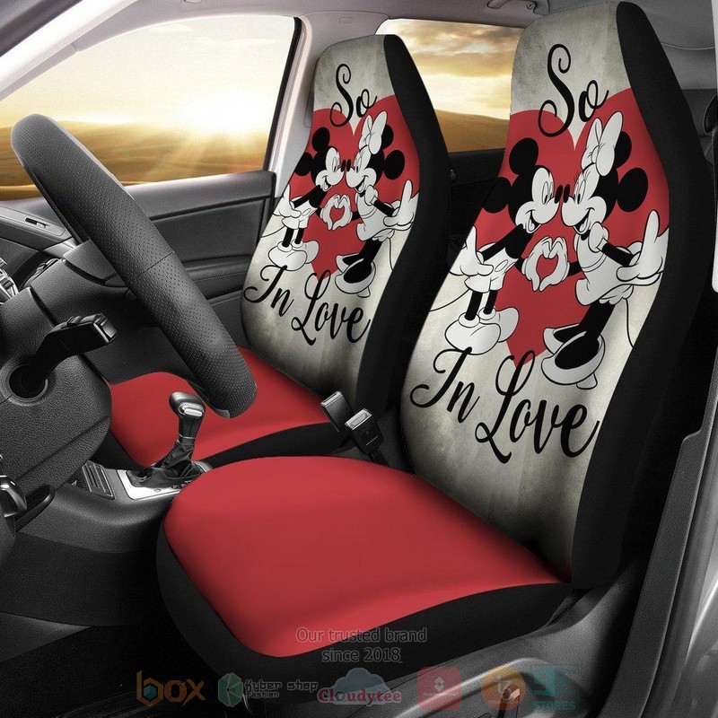 BEST Mickey Love Minnie Disney Cartoon Car Seat Covers 9