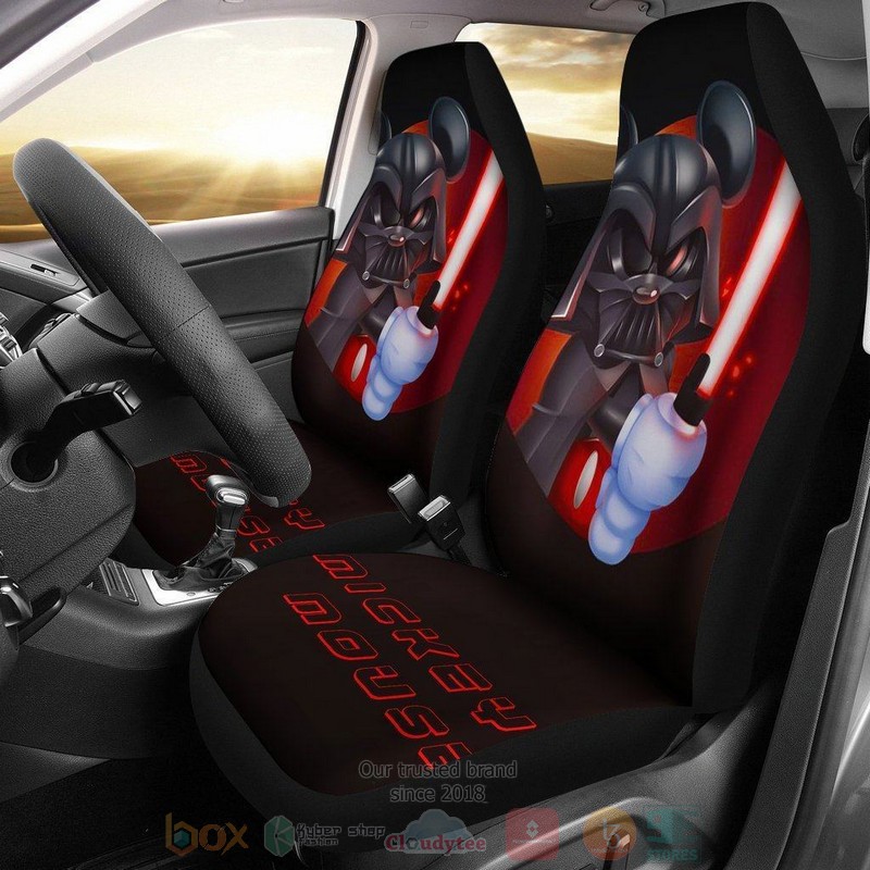 BEST Mickey Mickey Wearing Star Wars Suit Car Seat Covers 9