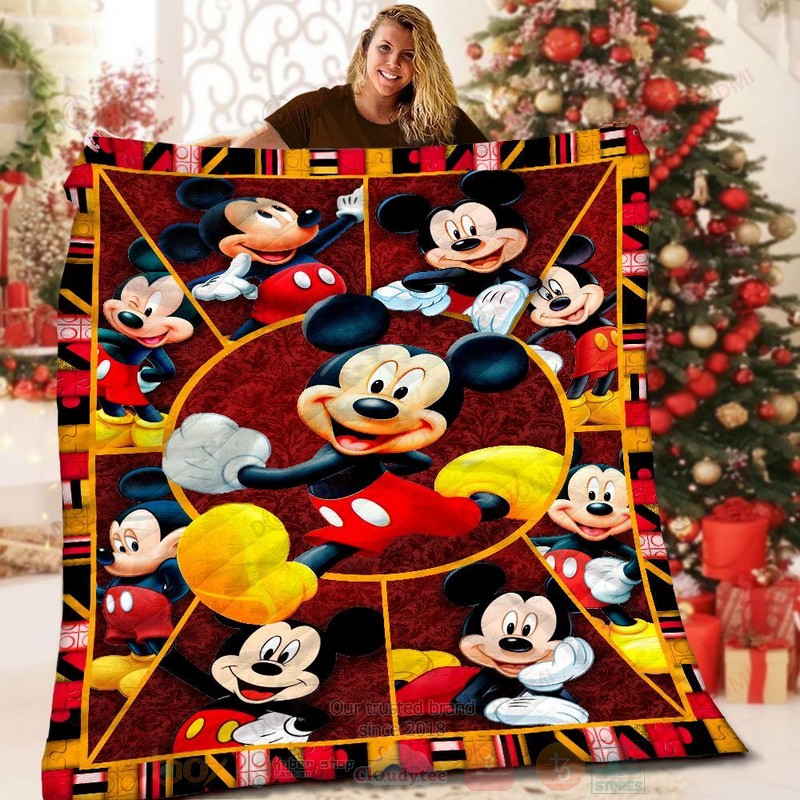 HOT Mickey Mouse Disney Cartoon Luxury Quilt 4