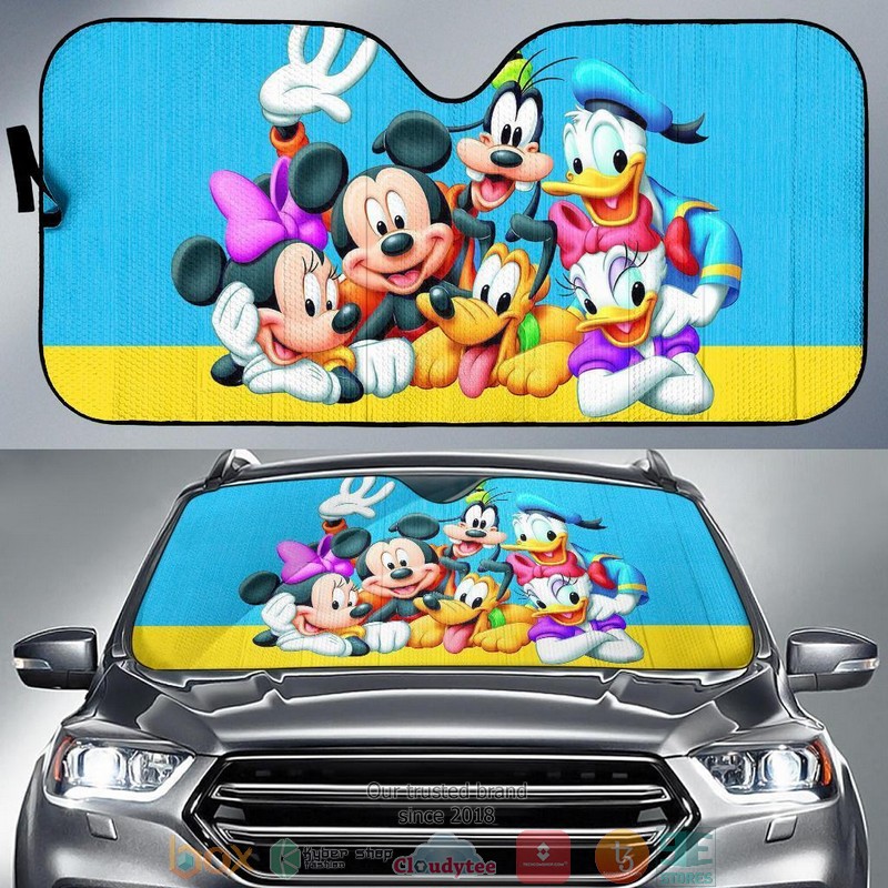 BEST Mickey Mouse Friends cartoon 3D Car Sunshades 6