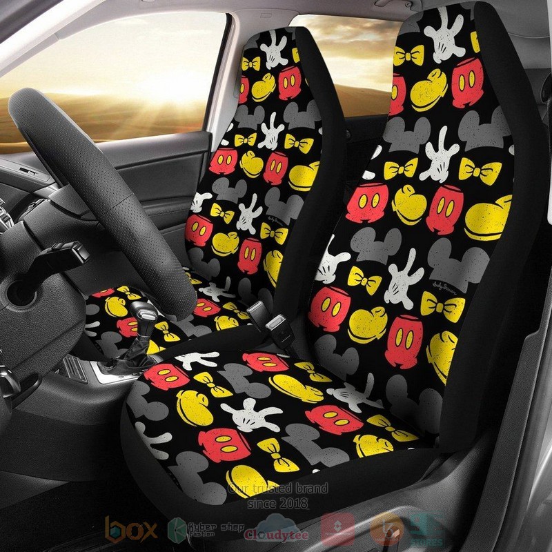 BEST Mickey Mouse symbol Car Seat Covers 8