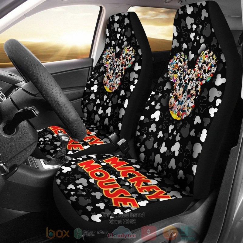 BEST Mickey Mouse's Face Disney Car Seat Covers 9