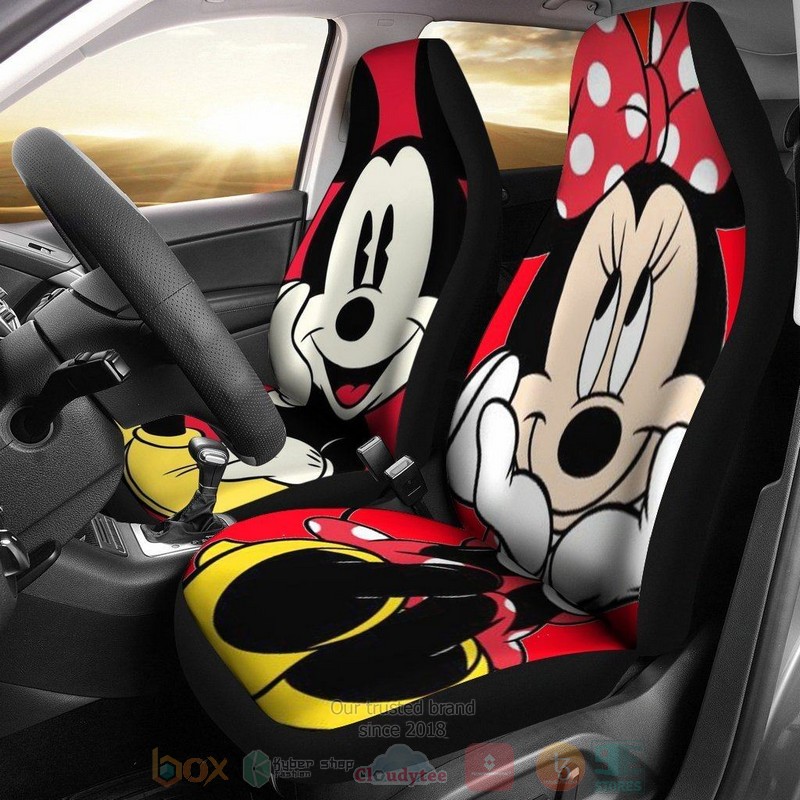 BEST Mickey & Minnie Cartoon Car Seat Covers 9
