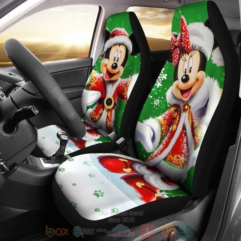 BEST Mickey & Minnie Christmas Car Seat Covers 9