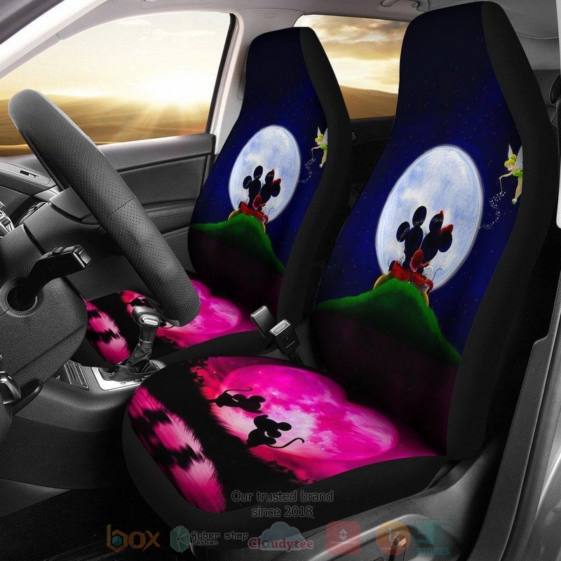 BEST Mickey & Minnie Love Story Disney Car Seat Covers 9