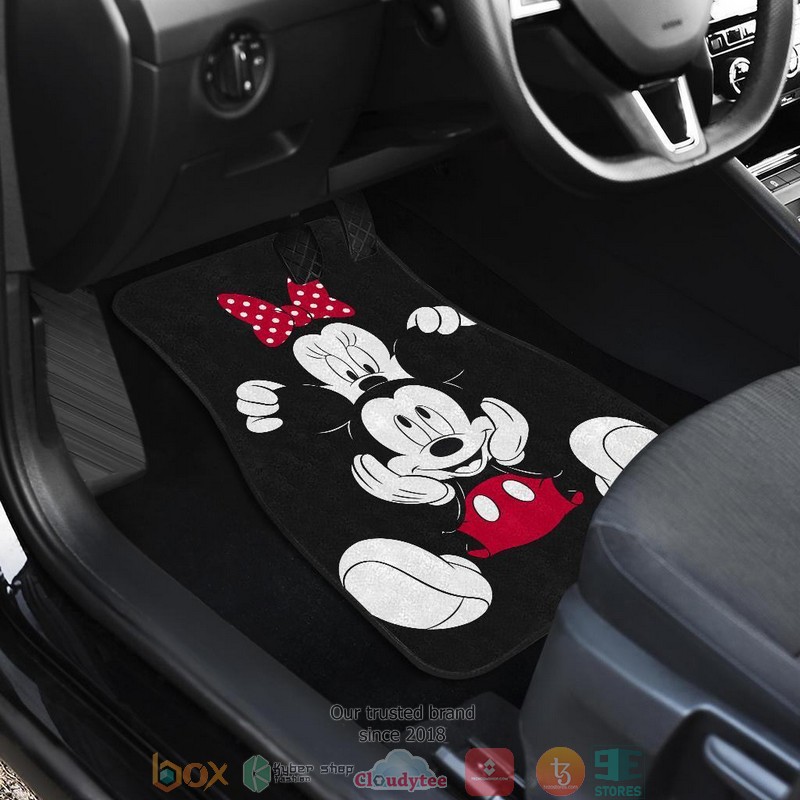 BEST Mickey and Minnie Cute Disney Cartoon Car Floor Mats 7