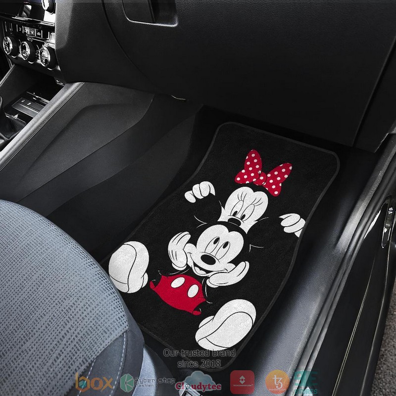 BEST Mickey and Minnie Cute Disney Cartoon Car Floor Mats 4