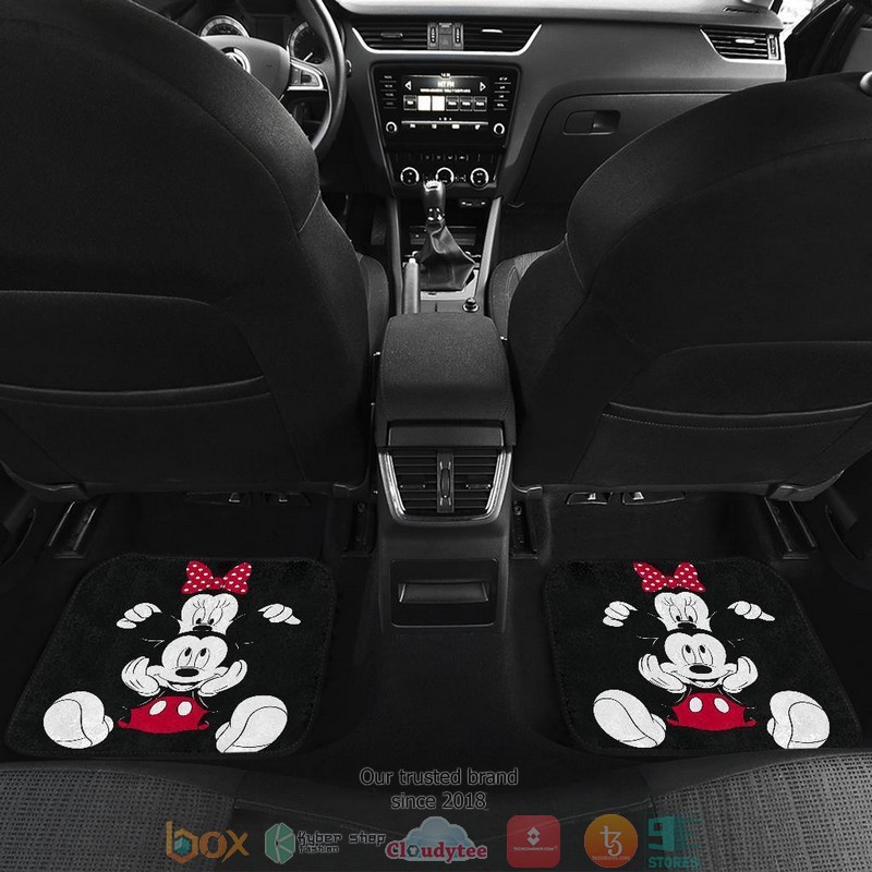 BEST Mickey and Minnie Cute Disney Cartoon Car Floor Mats 9