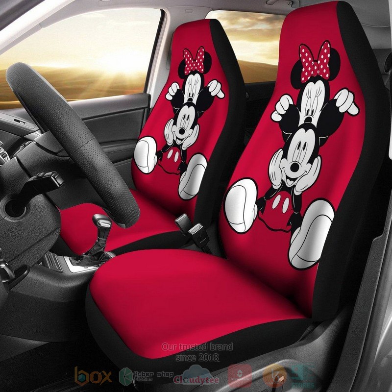 BEST Mickey and Minnie Cute vintage Cartoon Car Seat Covers 8