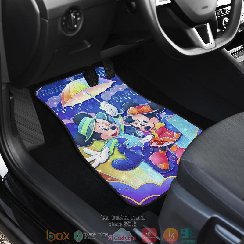 BEST Mickey and Minnie Love Art Cartoon Car Floor Mats 3 BEST Mickey and Minnie Love Art Cartoon Car Floor Mats - Image 3