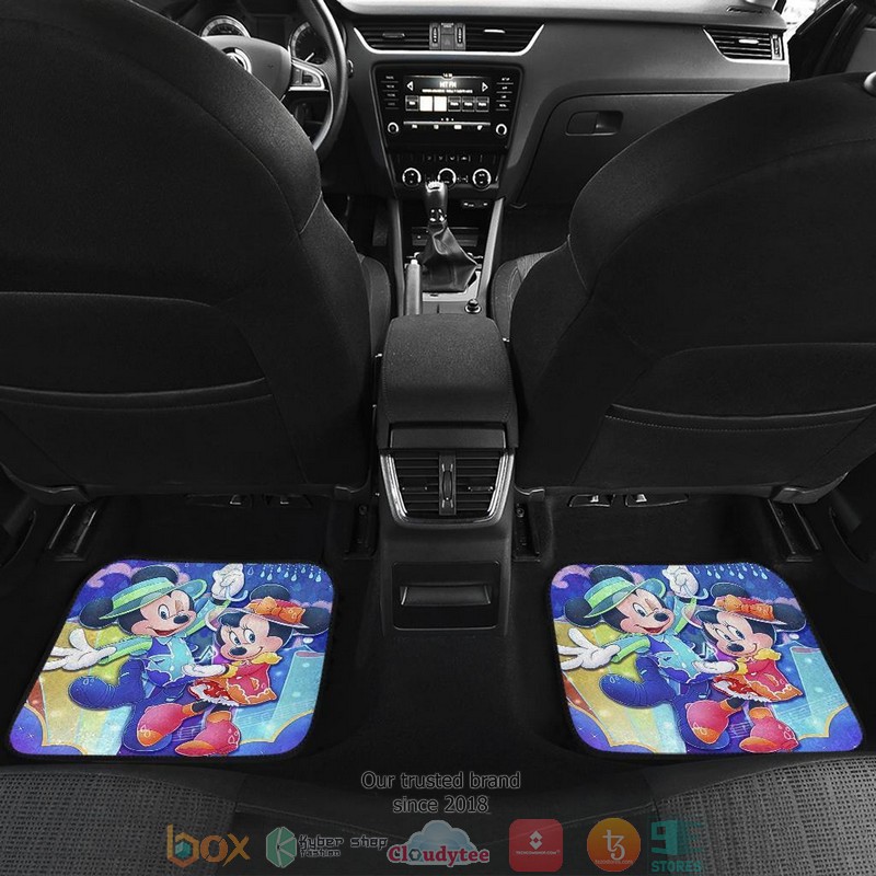 BEST Mickey and Minnie Love Art Cartoon Car Floor Mats 9