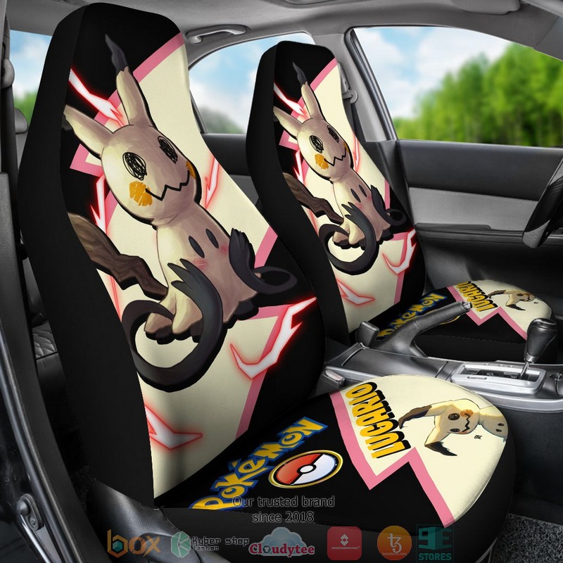 BEST Mimikyu Anime Pokemon Car Seat Cover 3 BEST Mimikyu Anime Pokemon Car Seat Cover - Image 3