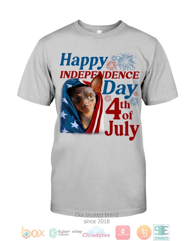 NEW Min Pin Happy Independence Day 4th Of July Hoodie, Shirt 17