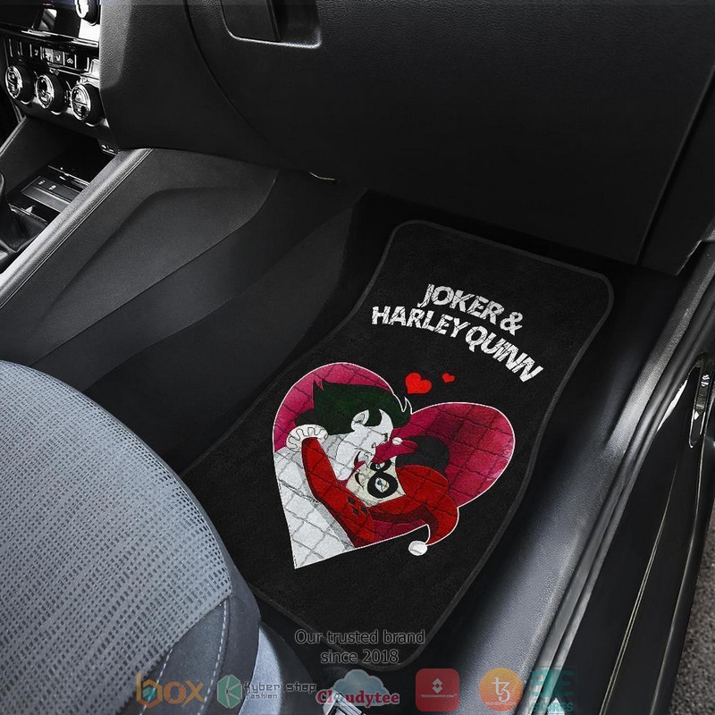 BEST Movie Suicide Squad Joker & Harley Quinn Car Floor Mat 8