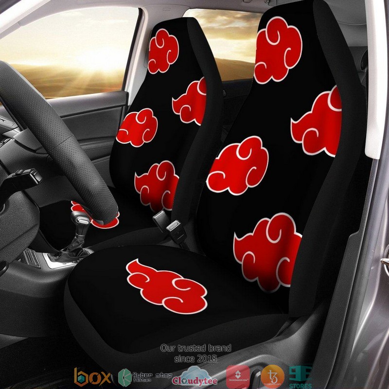 BEST Naruto Akatsuki Cloud Naruto Anime Car Seat Covers 9