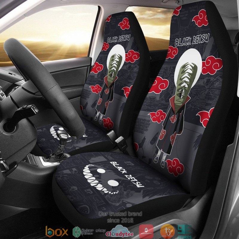 BEST Naruto Black Zetsu Naruto Akatsuki Car Seat Covers 8