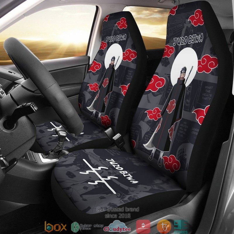 BEST Naruto Juzo Biwa Naruto Akatsuki Members Car Seat Covers 9
