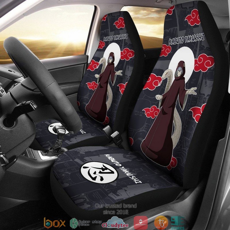 BEST Naruto Kabuto Yakushi Naruto Akatsuki Car Seat Covers 9