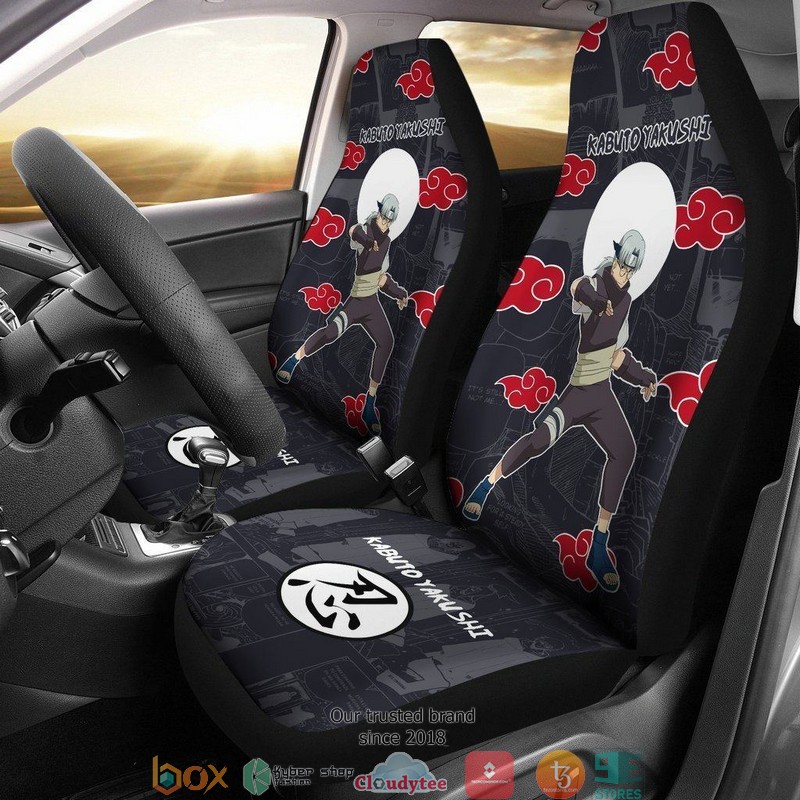 BEST Naruto Kabuto Yakushi Naruto Akatsuki Members Car Seat Covers 6