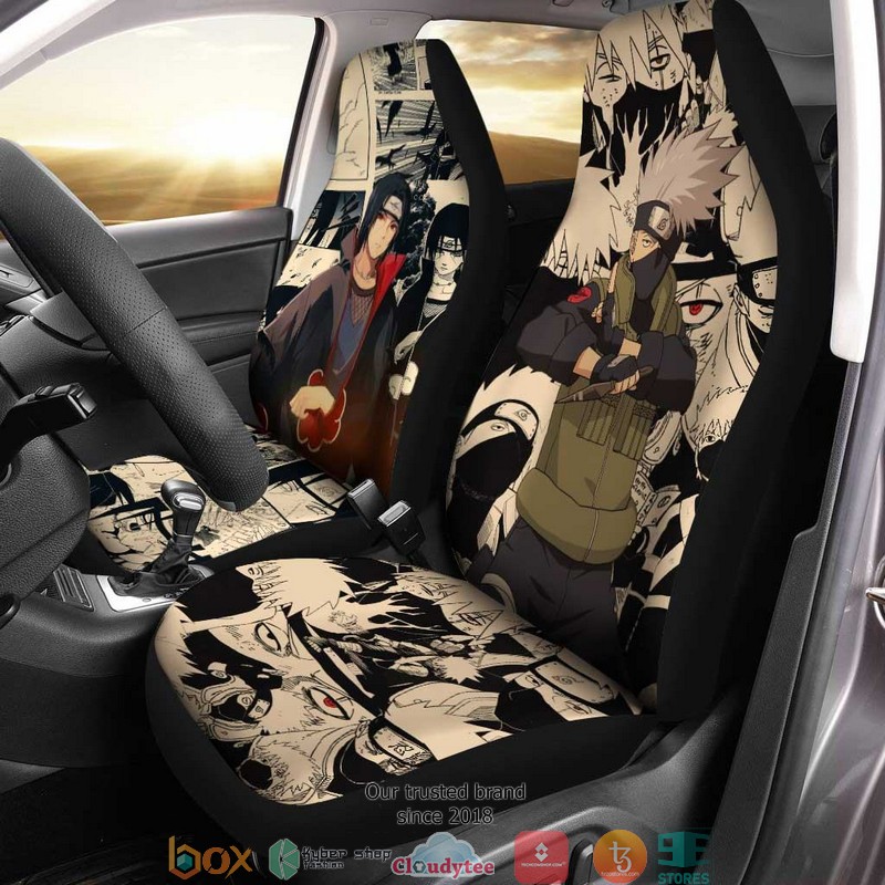 BEST Naruto Kakashi And Itachi Naruto Anime Car Seat Covers 9