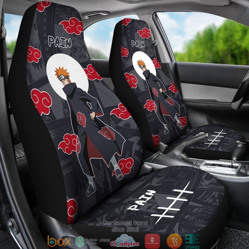 BEST Naruto Pain Uchiha Naruto Akatsuki Members Car Seat Covers 3 BEST Naruto Pain Uchiha Naruto Akatsuki Members Car Seat Covers - Image 3