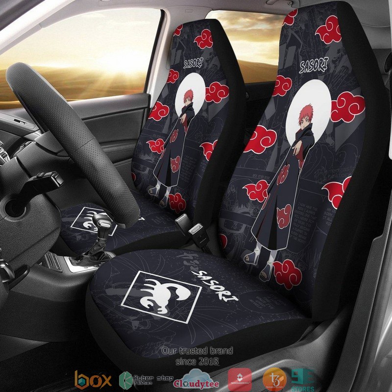 BEST Naruto Sasori Uchiha Naruto Akatsuki Members Car Seat Covers 9