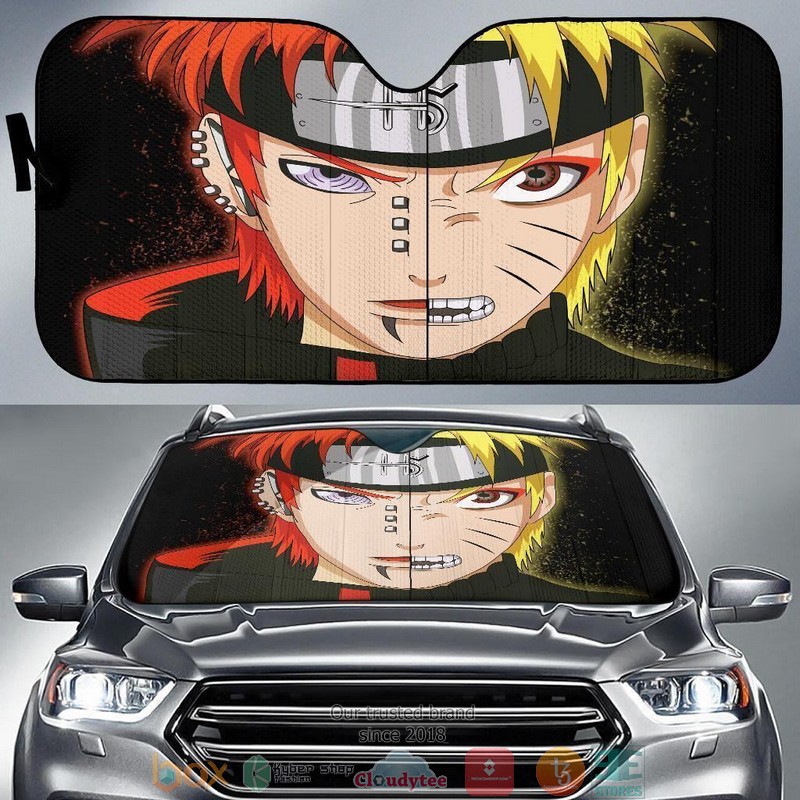 BEST Naruto Vs Pain 3D Car Sunshades 7