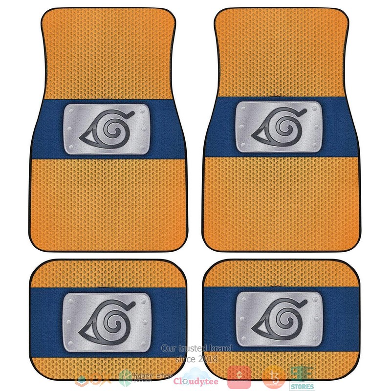 BEST Naruto genin Leaf Village headband Car Floor Mat 14