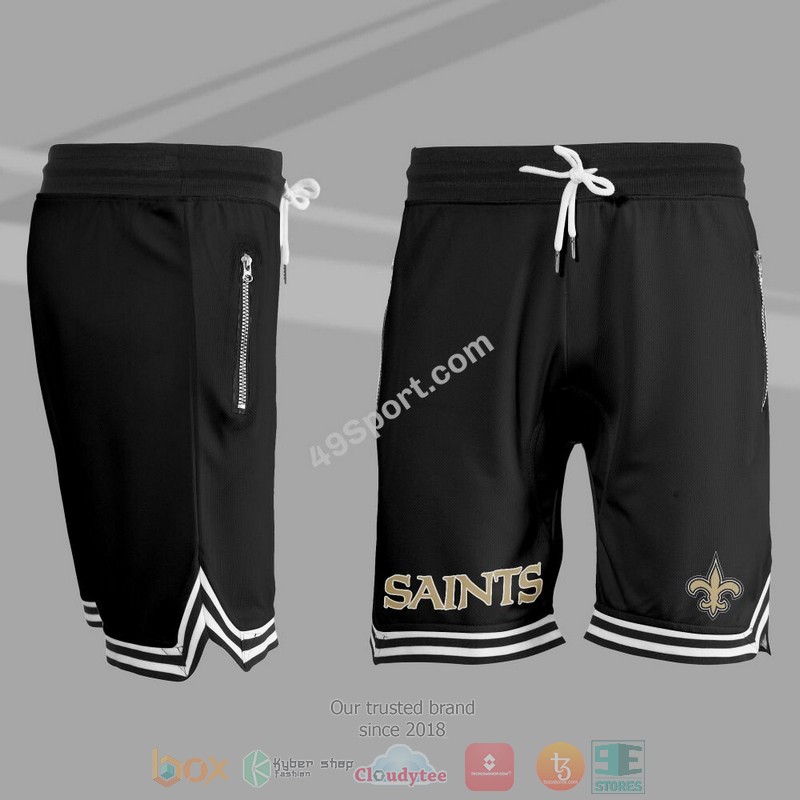 NEW New Orleans Saints Basketball Shorts 9