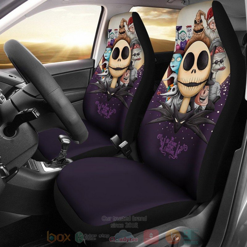 BEST Nightmare Before Christmas Characters Fan Art Car Seat Covers 9
