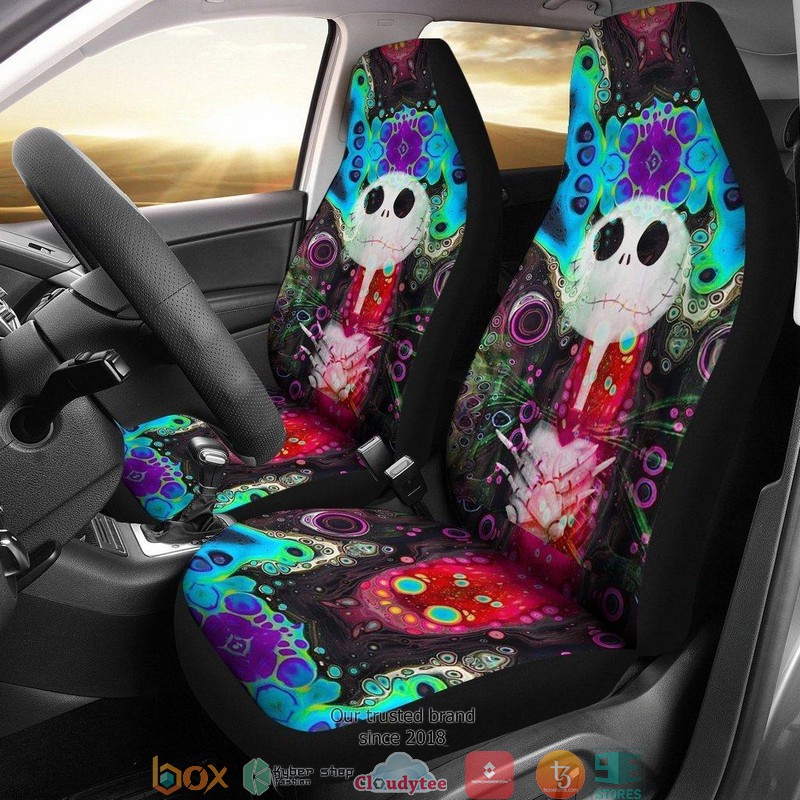 BEST Nightmare Before Christmas Jack Cell Car Seat Covers 9