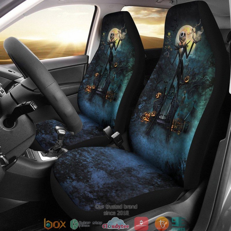 BEST Nightmare Before Christmas Jack Skellington Nightmare Car Seat Covers 8