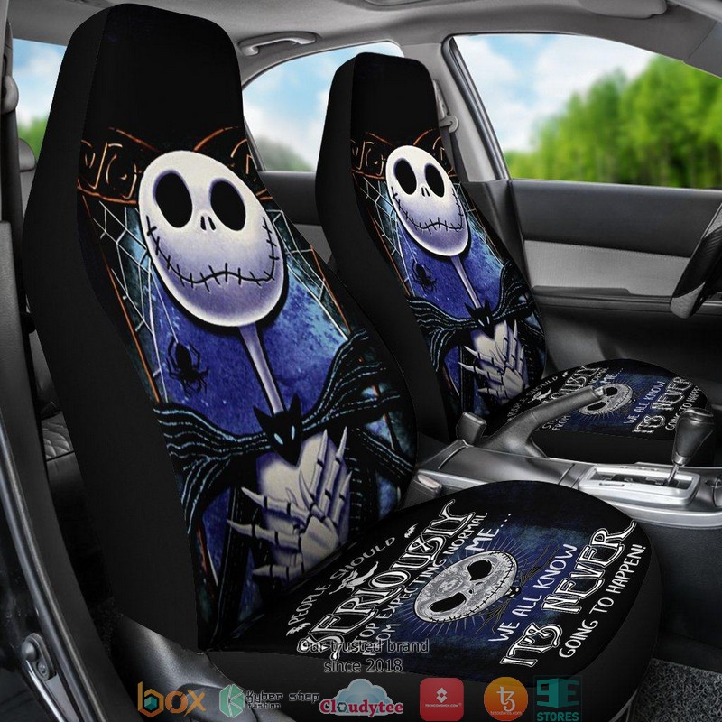BEST Nightmare Before Christmas Jack we all know it's never going to be happen Car Seat Covers 3 BEST Nightmare Before Christmas Jack we all know it's never going to be happen Car Seat Covers - Image 3