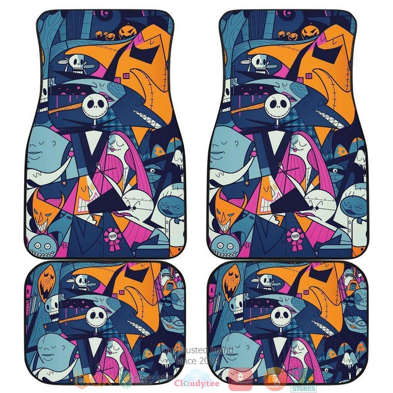 BEST Jack Skellington And Sally We're simply meant to be Car Floor Mat 13